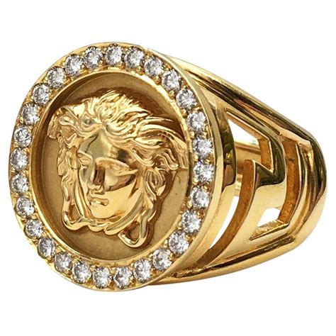 versace ring echt goud|Versace Fashion Rings for Women.